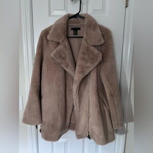 Luxurious Tan Teddy Jacket